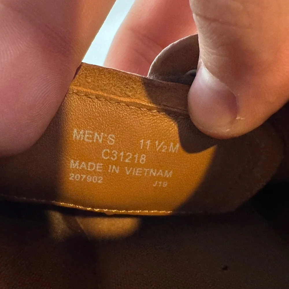 Cole Haan Grand Crosscourt Daily Leather Sneakers British Tan Mens 11.5 M C31218